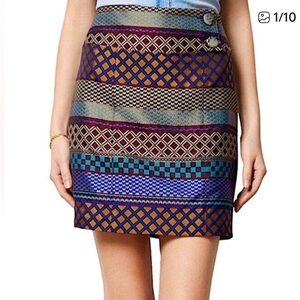 Maeve By Anthropologie Geometric Pencil Skirt